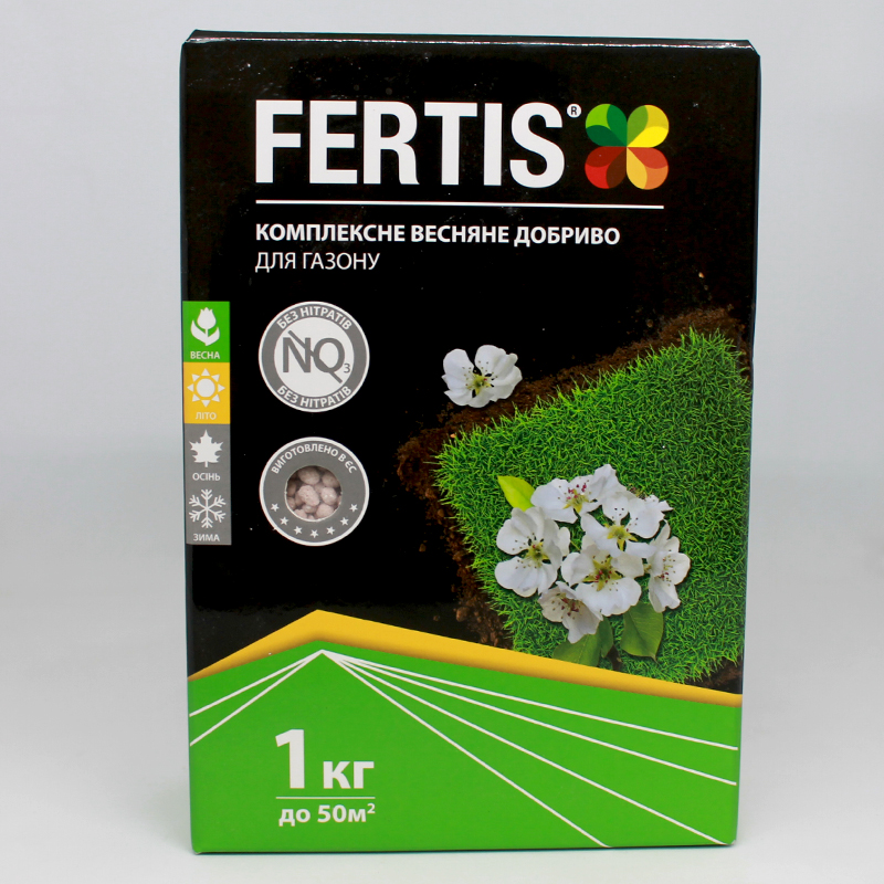 Комплексное весеннее удобрение для газона Fertis