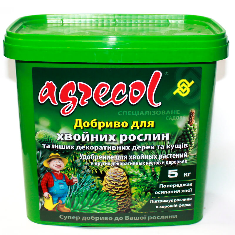 Удобрение Agrecol для хвойных растений