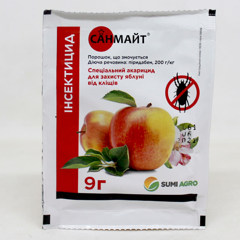 Санмайт - акарицид для захисту яблуні