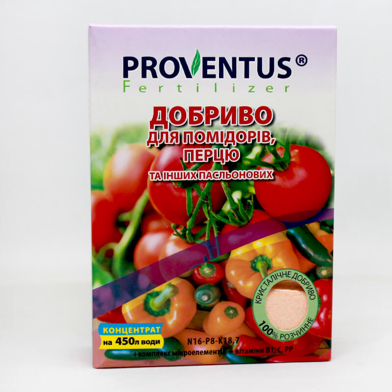 Удобрение для помидоров и перца Proventus/Провентус, 300г