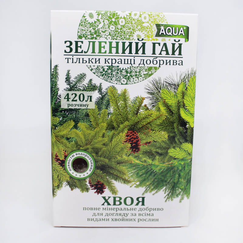 Добриво ЗЕЛЕНИЙ ГАЙ хвоя, Аква