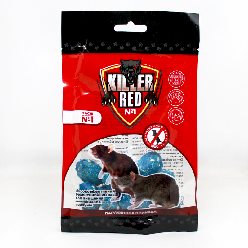 РЕД КІЛЛЕР воскові таблетки від мишей