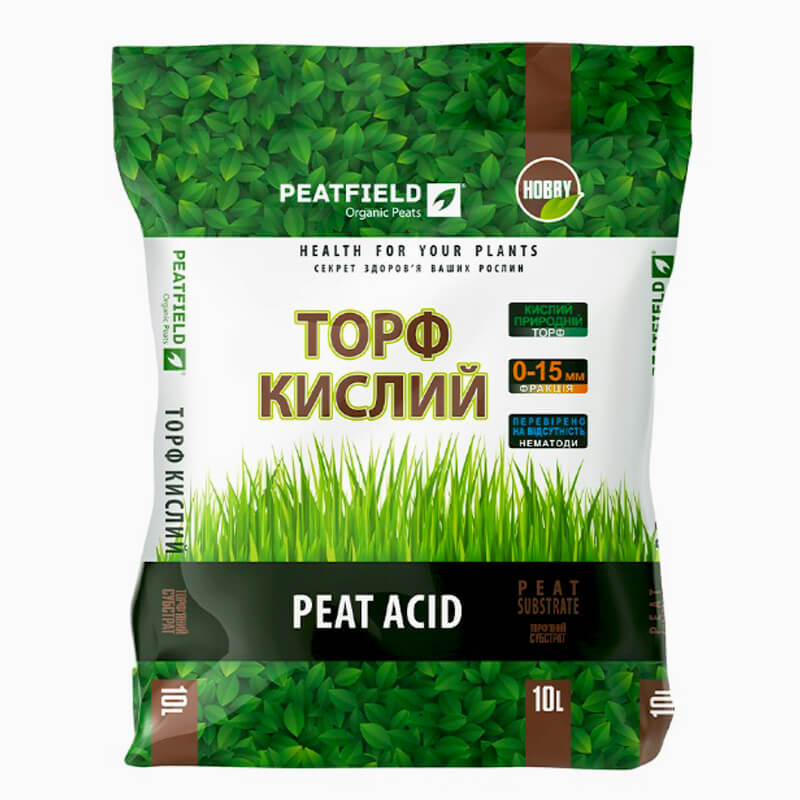 Субстрат «ТОРФ КИСЛИЙ» PEATFIELD, 10л